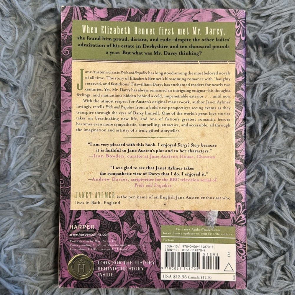 Darcy’s Story Paperback Book by Janet Aylmer - Picture 5 of 13